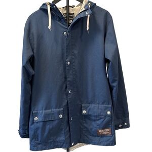 Airblaster Stay Wild / SLAYER Navy Jacket — Lightweight  Snowboard Coat — Size M